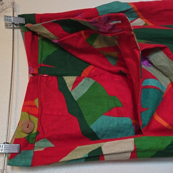 Farm Rio Heliconia linen pants - Picture 9 of 13